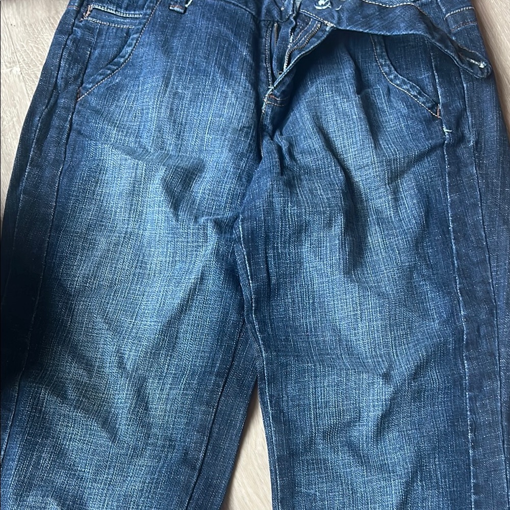 DKNY Women's Boot Cut Jeans - Dark Blue